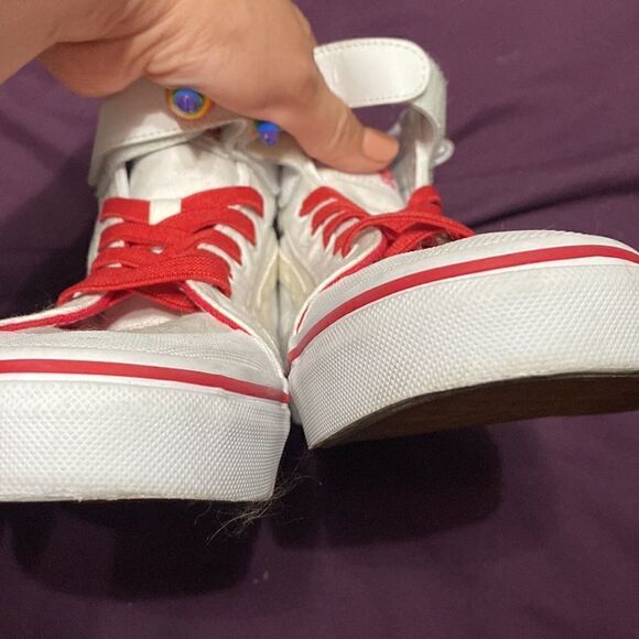 EUC Vans Rainbow Unicorn Wings White High-Top Sneakers - Picture 10 of 10